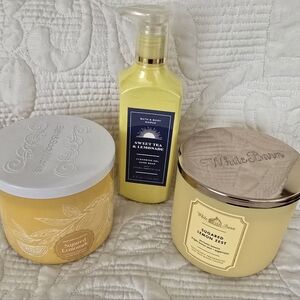 White Barn Sugared Lemon Zest Candle Set